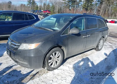 2014 Honda Odyssey Ex-L z USA, uszkodzony, nr VIN 5FNRL5H60EB041547